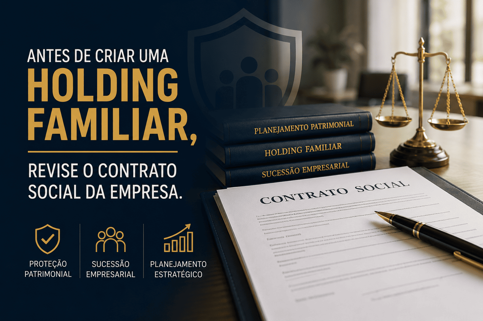 Holding familiar em Londrina e revisão de contrato social