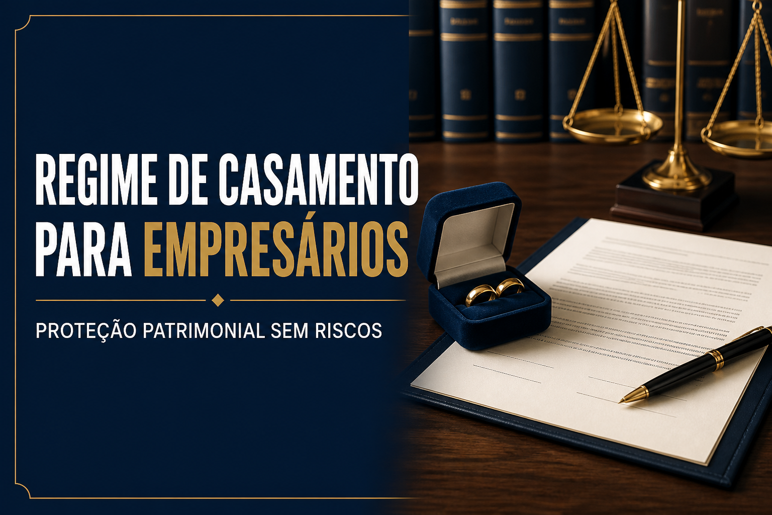 Regime de casamento para empresários: proteção patrimonial sem riscos