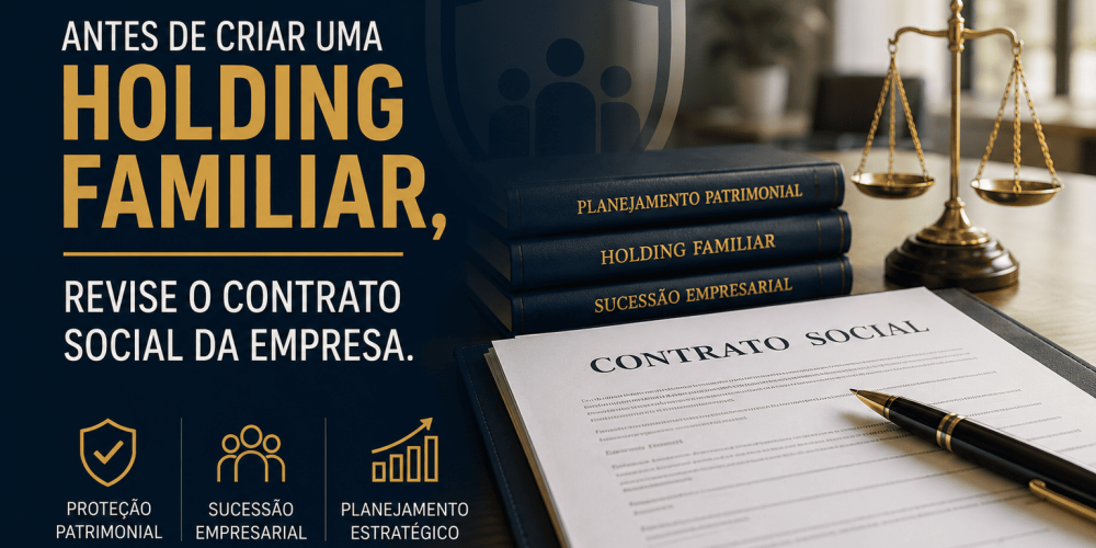 Holding familiar em Londrina e revisão de contrato social